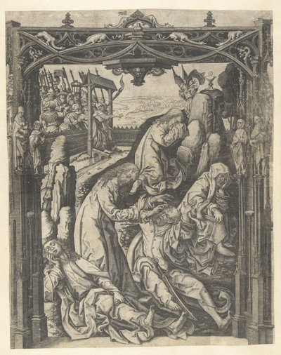 Christus am Ölberg von Meester IAM van Zwoll