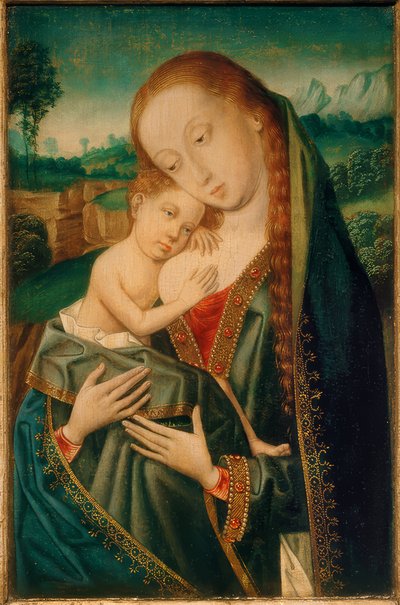 Madonna mit Kind von Meister der Magdalenenlegende