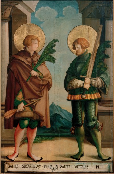 Die heiligen Sebastian und Vitalis von Meister von Messkirch