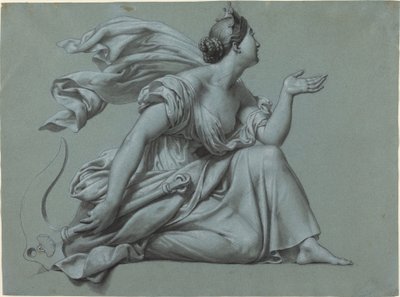 Hoffnung mit ihrem Anker von Merry Joseph Blondel