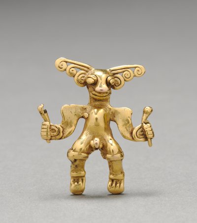 Figurenanhänger, ca. 1000-1550 von Mesoamerican Mesoamerican