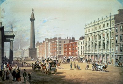 Sackville Street, Dublin von Michael Angelo Hayes