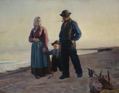 Am Strand von Michael Peter Ancher