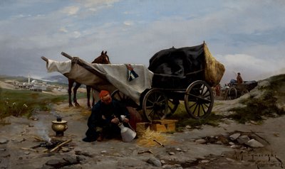 Ruhe von der Reise von Michal Pawel Gorstkin Wywiórski