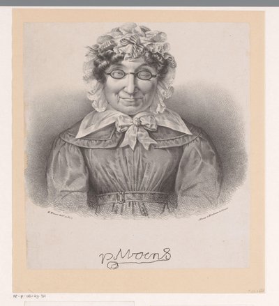 Porträt von Petronella Moens von Michel Mourot