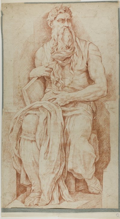 Moses von Michelangelo Buonarroti