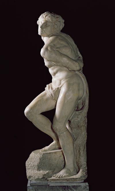 Der rebellische Sklave, 1513-15 von Michelangelo Buonarroti