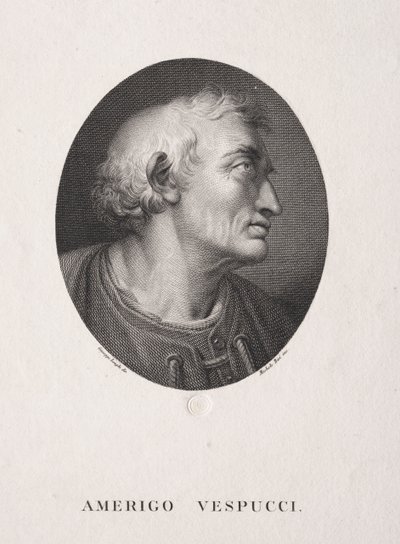 Porträt von Amerigo Vespucci von Michele Bisi