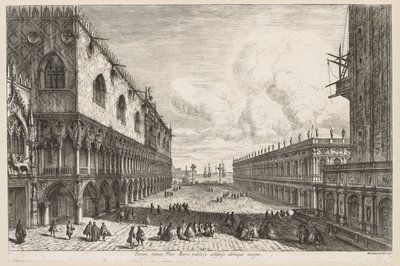 Ansichten von Venedig: Die Piazzetta von Michele Marieschi
