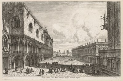 Ansichten von Venedig: Die Piazzetta, 1741 von Michele Marieschi
