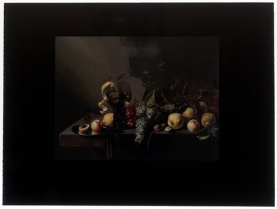 Stillleben mit Früchten und Trauben von Michiel Simons