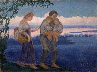 Abendliche Heimkehr, 1906 von Mikhail Nikolayevich Yakovlev