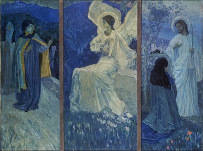 Das Auferstehungstriptychon von Mikhail Vasilievich Nesterov