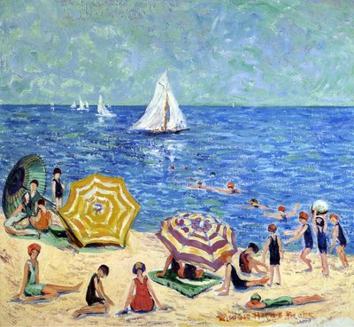 Eiche am Strand, ca. 1914 von Minnie Harms Neebe