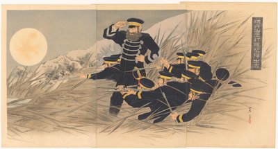Tiger und Soldaten von Mishima Shôsô