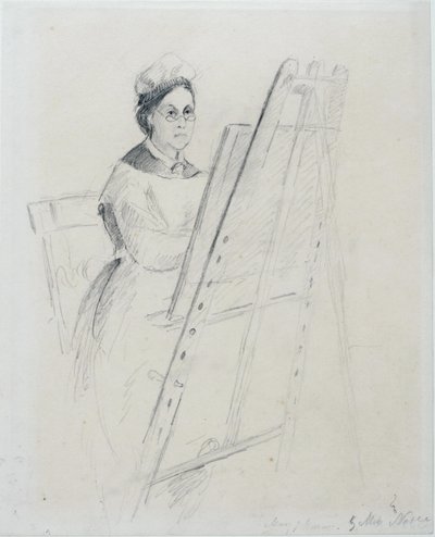 Porträt von Mary Jane Hancock von Miss Noble