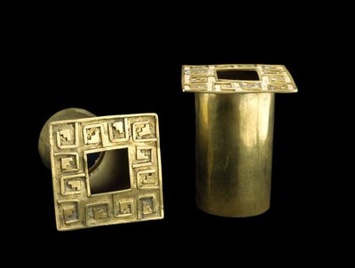 Paar Ohrschmuck von Moche Moche