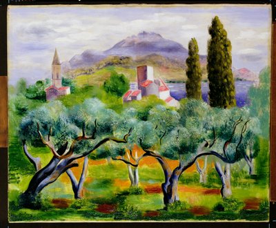 Landschaft, um 1920 von Moise Kisling