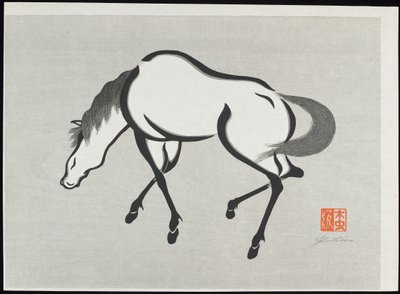 Pferd (B) von Mokuch? Urushibara