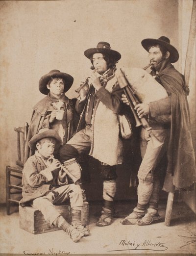 Neapolitanische Bauern von Moliné y Albareda