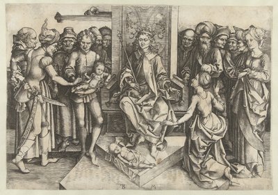 Urteil Salomos von Monogrammist BM