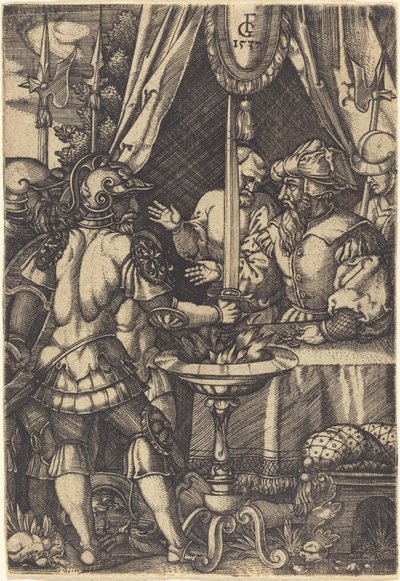 Mutius Scaevola von Monogrammist FG