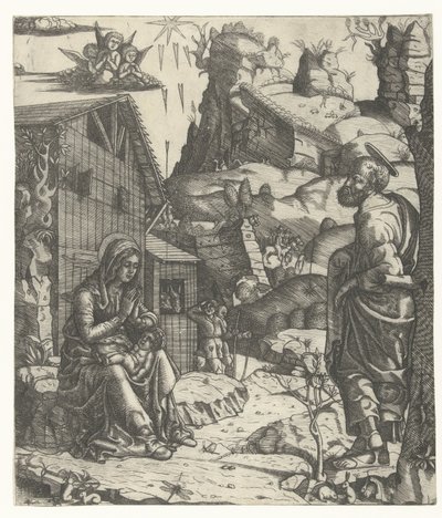 Geburt Christi von Monogrammist IICA