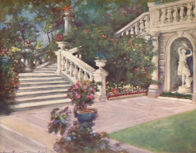 Ein Garten, Rom von Mortimer L Menpes