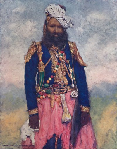 Ein Diener aus Rajgargh, 1903 von Mortimer L Menpes