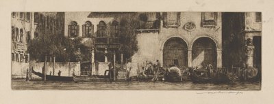 Palazzi am Kanal von Mortimer Menpes