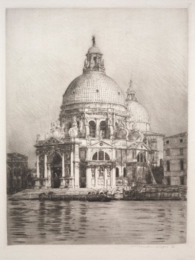 Santa Maria Della Salute #1, 1910 von Mortimer Menpes