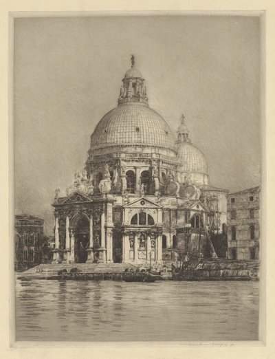 Santa Maria della Salute (2) von Mortimer Menpes