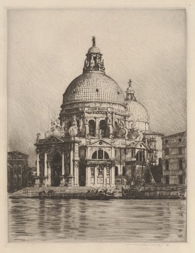 Santa Maria della Salute (2) von Mortimer Menpes