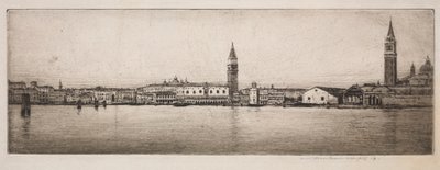 Markusbecken, Venedig von Mortimer Menpes
