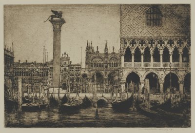 Der Markusplatz in Venedig von Mortimer Menpes