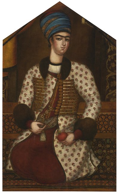 Porträt von Rustam Khan Zand von Muhammad Sadiq