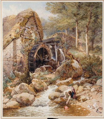 Eine alte Wassermühle von Myles Birket Foster
