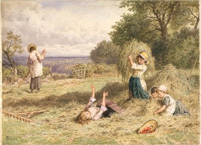 Landschaft mit Figuren von Myles Birket Foster