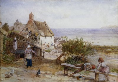 Runswick Bay, Yorkshire von Myles Birket Foster