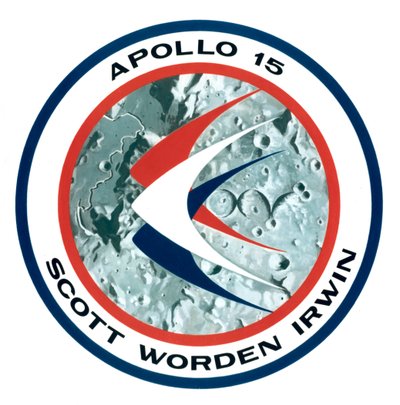 Das Emblem der Apollo-15-Mission von NASA Images