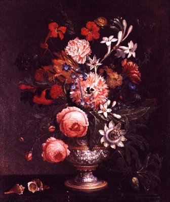 Stillleben (eines von einem Paar) von N. Javrillard