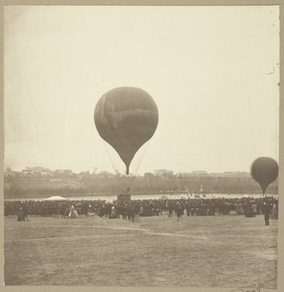 Le Géant, Champ de Mars, 1863 von Nadar
