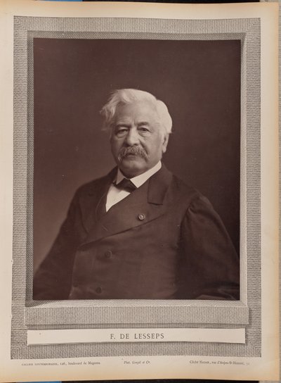 F. de Lesseps von Nadar [Gaspard Félix Tournachon]