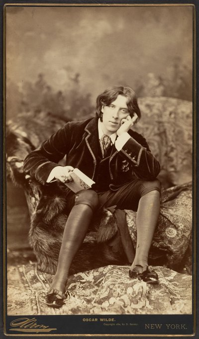 Oscar Wilde, 1882 von Napoleon Sarony