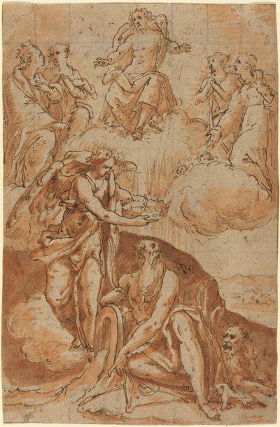 Heiliger Hieronymus (?) von Netherlandish 16th Century