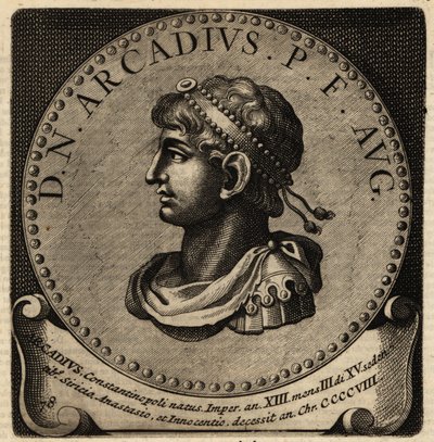 Porträt des römischen Kaisers Arcadius von Netherlandish School