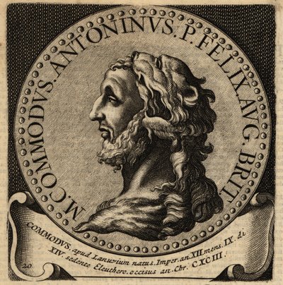 Porträt des römischen Kaisers Commodus von Netherlandish School