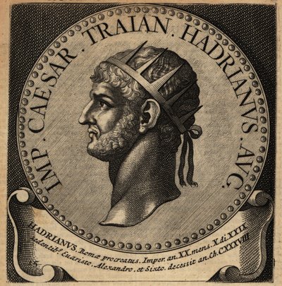 Porträt des römischen Kaisers Hadrian von Netherlandish School
