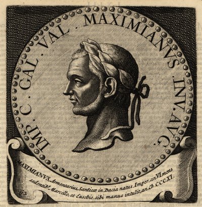 Porträt des römischen Kaisers Maximian von Netherlandish School