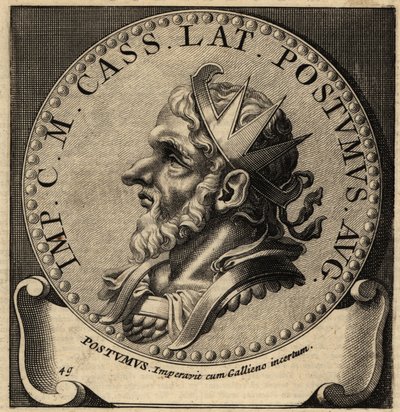 Porträt des römischen Kaisers Postumus. von Netherlandish School